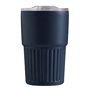 Vacuum drink mug, navy blue
