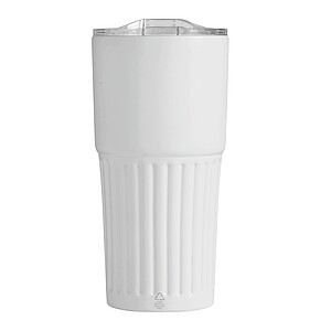 Vacuum drink mug, white