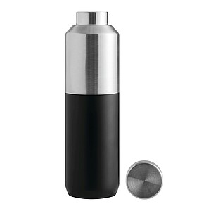 Vacuum drinking bottle, black