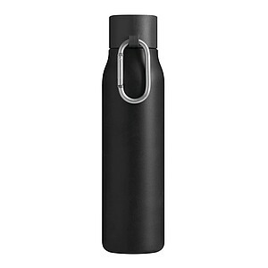 Vacuum drinking bottle, black