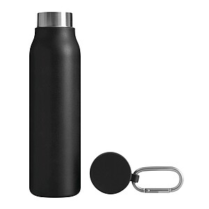 Vacuum drinking bottle, black