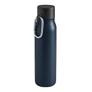 Vacuum drinking bottle, blue