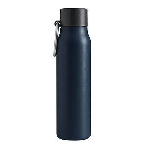 Vacuum drinking bottle, blue