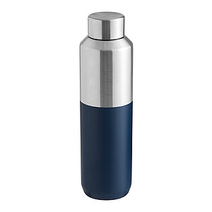 Vacuum drinking bottle, navy blue