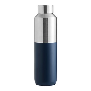 Vacuum drinking bottle, navy blue