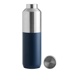 Vacuum drinking bottle, navy blue