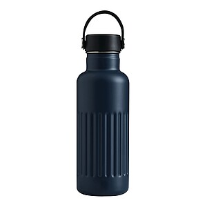Vacuum drinking bottle, navy blue