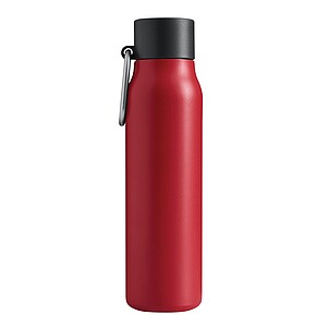 Vacuum drinking bottle, red