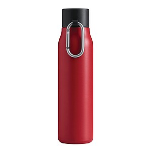 Vacuum drinking bottle, red
