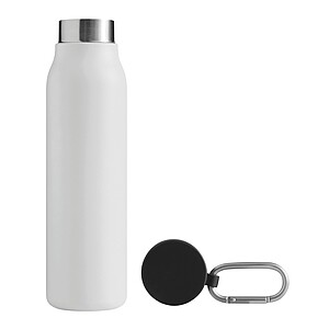 Vacuum drinking bottle, white