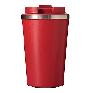 Vacuum insulated drinking bottle 350 ml, red