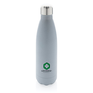 Vacuum insulated reflective visibility bottle