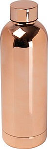 Vacuum stainless steel drinking bottle, 500ml, pink