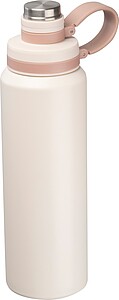 Vacuum stainless steel drinking bottle, 800ml, beige