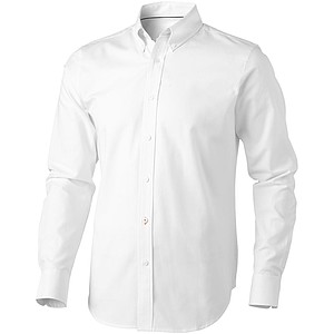 Vaillant long sleeve mens oxford shirt, white, L