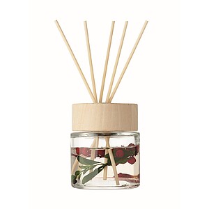 Vanilla aroma reed diffuser, transparent