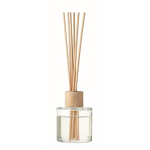 Vanilla aroma reed diffuser, transparent