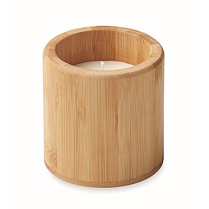 Vanilla fragrance plant based wax candle