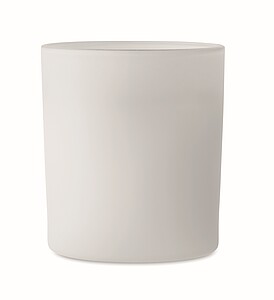 Vanilla fragranced plant based wax candle