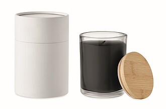 Vanilla fragranced wax candle