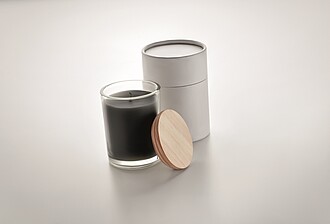 Vanilla fragranced wax candle