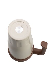 VANILLA SEASON MADURAI Thermo mug with straw, beige