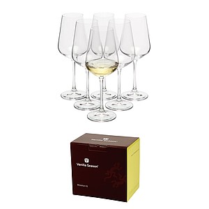 VANILLA SEASON MORETON 6 Set of six white wine glasses, 250 ml