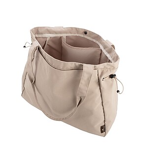 VANILLA SEASON TAMALA Elegant shopping and leisure bag, beige