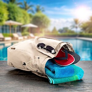 VANILLA SEASON TAMALA Elegant shopping and leisure bag, beige