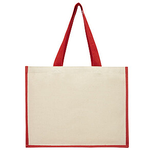 Varai 320 g/m2 canvas and jute shopping tote bag 23L