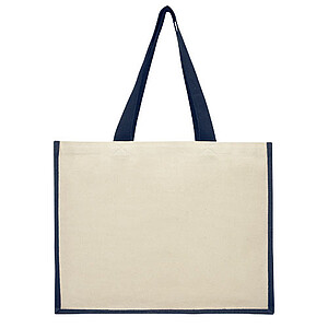Varai 320 g/m2 canvas and jute shopping tote bag 23L