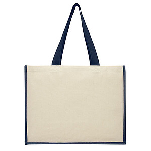 Varai 320 g/m2 canvas and jute shopping tote bag 23L