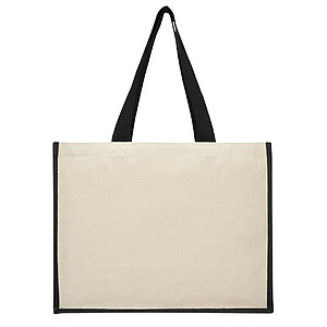 Varai 320 g/m2 canvas and jute shopping tote bag 23L