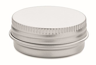 Vegan lip balm in round tin