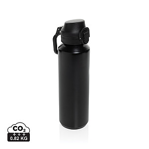 Via RCS Re-steel lockable sport bottle 600ML, black