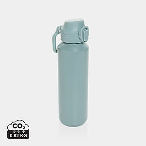 Via RCS Re-steel lockable sport bottle 600ML, green