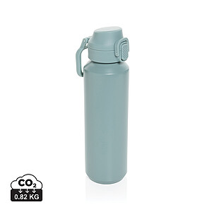 Via RCS Re-steel lockable sport bottle 600ML, green