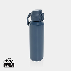 Via RCS Re-steel lockable sport bottle 600ML, navy