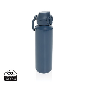 Via RCS Re-steel lockable sport bottle 600ML, navy
