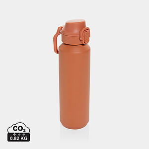 Via RCS Re-steel lockable sport bottle 600ML, orange