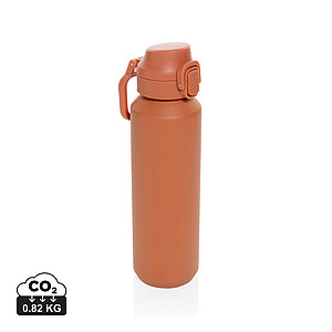 Via RCS Re-steel lockable sport bottle 600ML, orange