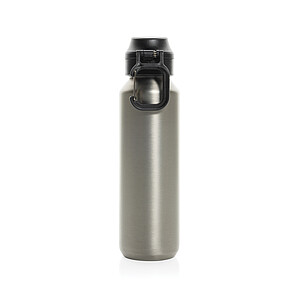 Via RCS Re-steel lockable sport bottle 600ML, silver