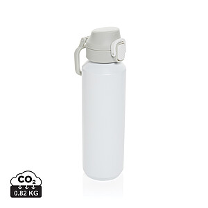 Via RCS Re-steel lockable sport bottle 600ML, white
