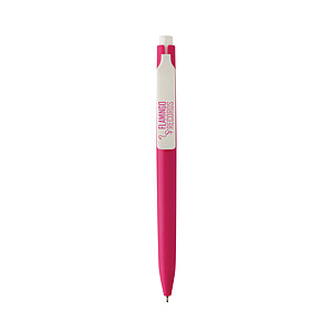 Vibe GRS certified R-ABS pen with ultra glide ink, pink