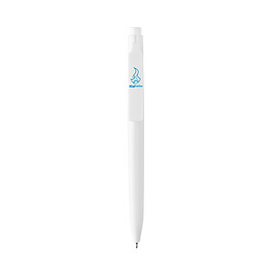 Vibe GRS certified R-ABS pen with ultra glide ink, white