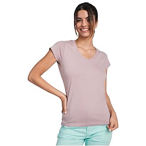 Victoria short sleeve womens v-neck t-shirt, lavender