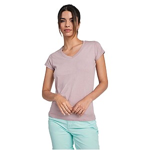 Victoria short sleeve womens v-neck t-shirt, lavender
