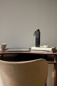 VINGA Arch RCS RPET bottle 550 ML, black