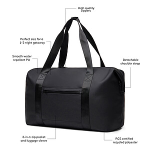 VINGA Baltimore RCS 24h weekend bag, black