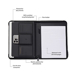 VINGA Baltimore RCS A4 portfolio, black